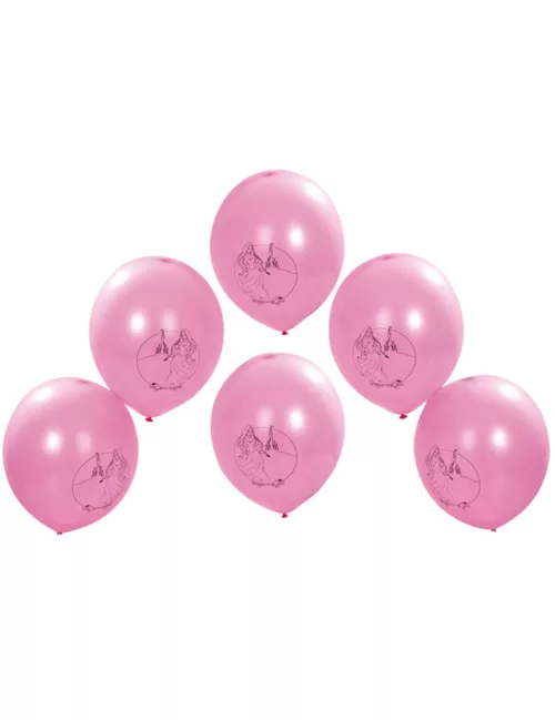 Photo du produit 6 Ballons imprimés Princesse