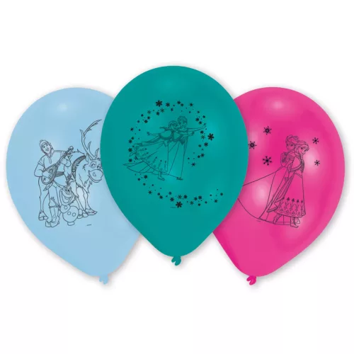 Photo du produit 10 Ballons latex La Reine des Neiges