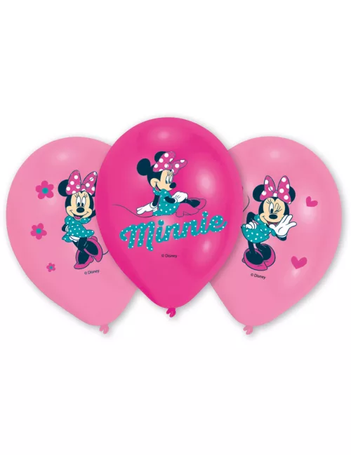Photo du produit 6 Ballons en latex Minnie