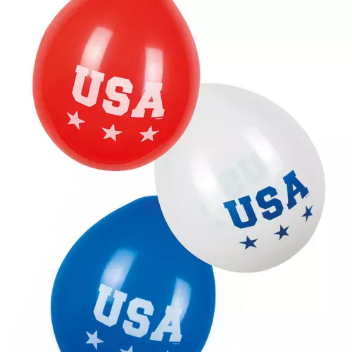 Photo du produit 6 Ballons USA 25 cm