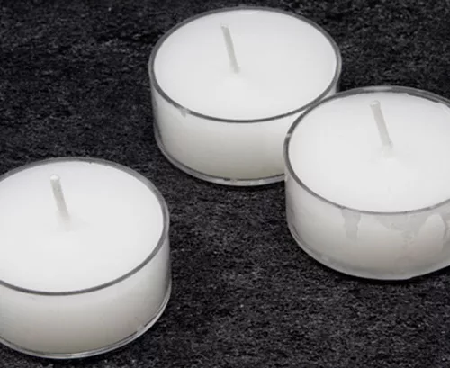 Photo du produit 6 Bougies chauffe-plats blanches 1,2 x 3,8 cm