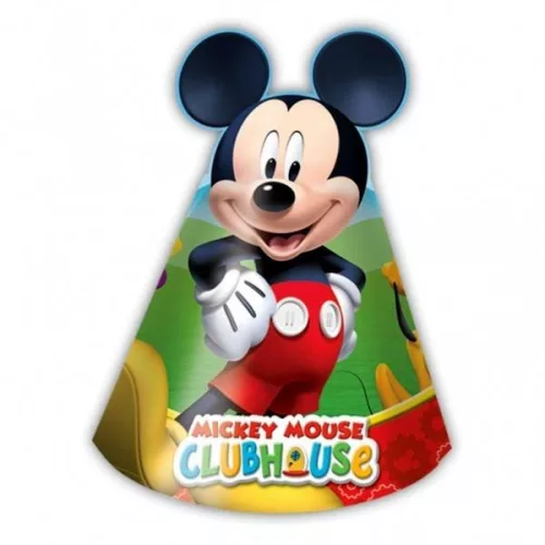 Photo du produit 6 chapeaux carton Mickey Mouse