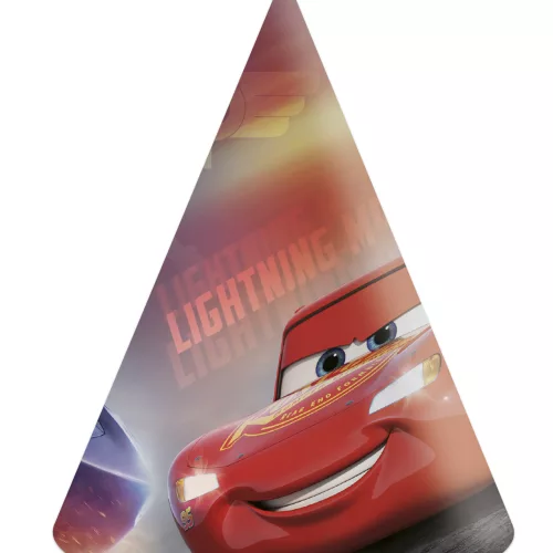 Photo du produit 6 chapeaux de fête en carton Cars 3