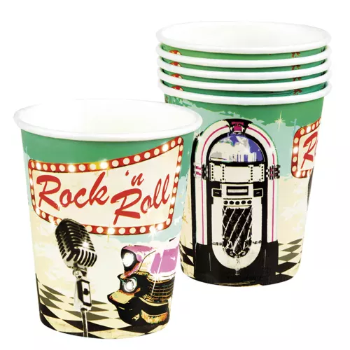 Photo du produit 6 Gobelets Rock'n roll 25 cl