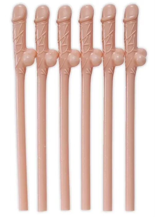 Photo du produit 6 Pailles coquines zizi