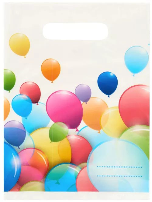 Photo du produit 6 Sacs cadeaux ballons volants 16,5 x 23 cm