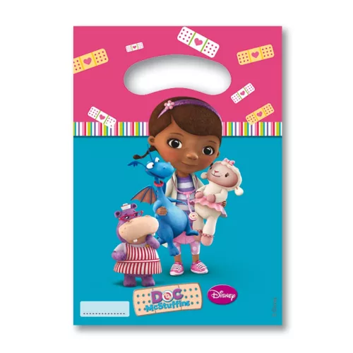 Photo du produit 6 Sachets cadeaux Docteur la peluche
