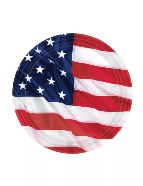 Photo du produit 8 Petites assiettes drapeau américain 18 cm