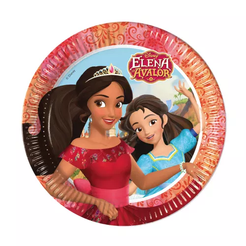 Photo du produit 8 Assiettes en carton 23cm Elena d'Avalor