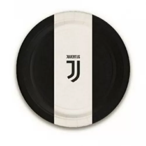 Photo du produit 8 Assiettes en carton Juventus 23 cm