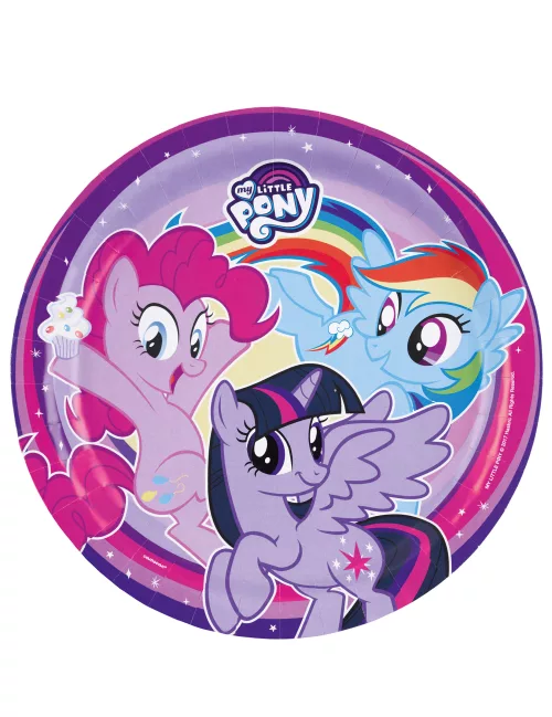 Photo du produit 8 Assiettes en carton My Little Pony 23 cm