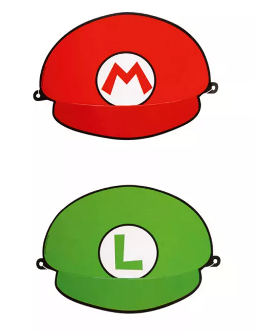 Photo du produit 8 Chapeaux de fête Super Mario