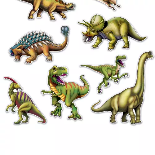 Photo du produit 8 Découpes de dinosaures en cartons