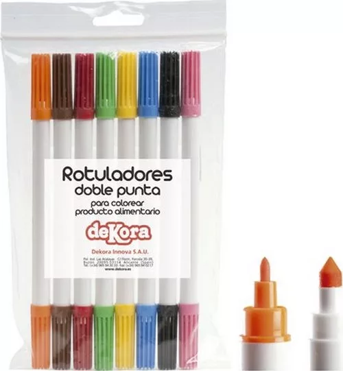 Photo du produit 4 Feutres alimentaires différentes couleurs
