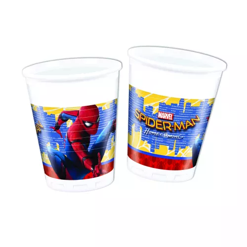 Photo du produit 8 Gobelets 20cl Spiderman Homecoming