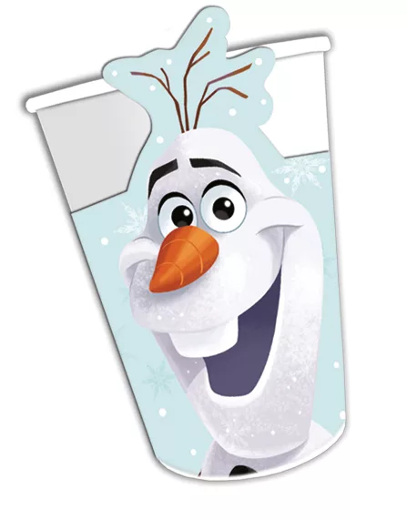 Photo du produit 8 Gobelets en carton Olaf Christmas
