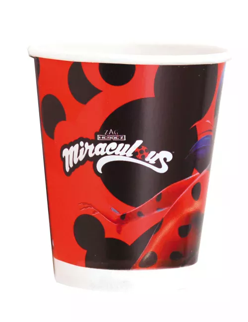 Photo du produit 8 Gobelets en carton Ladybug 220 ml
