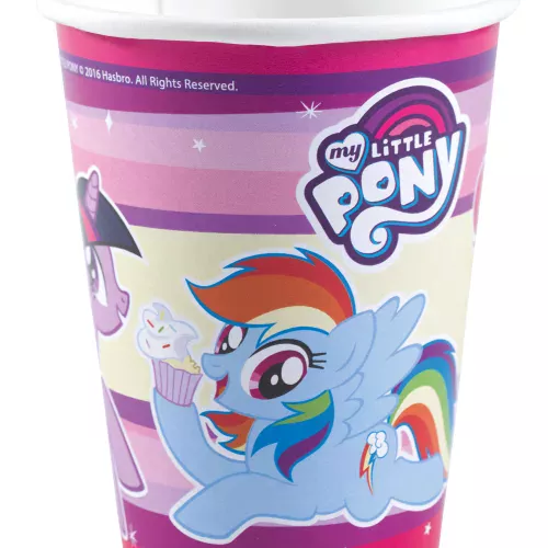 Photo du produit 8 Gobelets en carton My Little Pony 250 ml