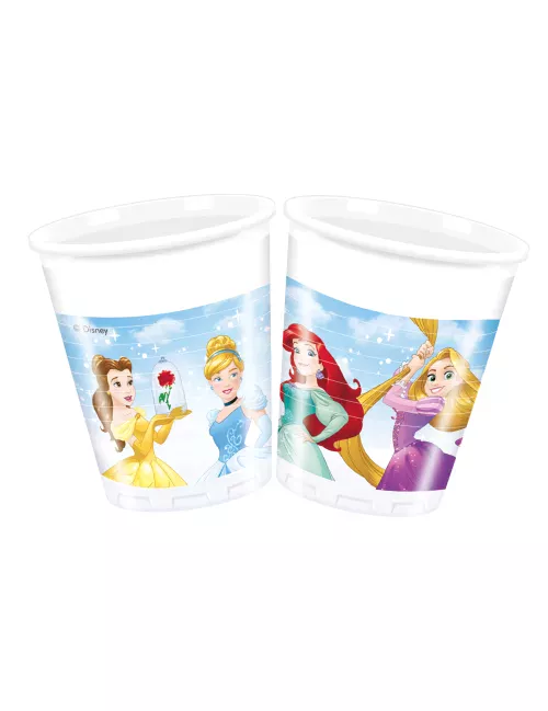 Photo du produit 8 Gobelets en plastique 20cl Princesses Disney Dreaming