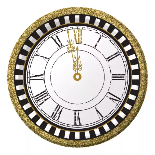 Photo du produit 8 Petites assiettes en carton Happy New Year 18 cm