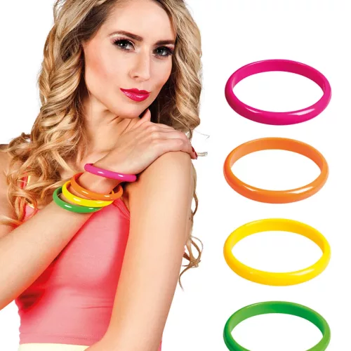 Photo du produit 4 bracelets multicolore années 80