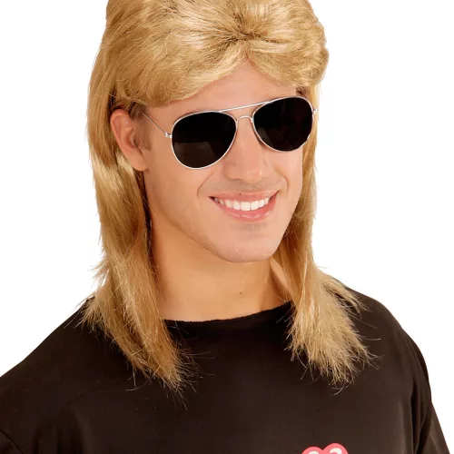Photo du produit Perruque et lunettes années 80 hommes