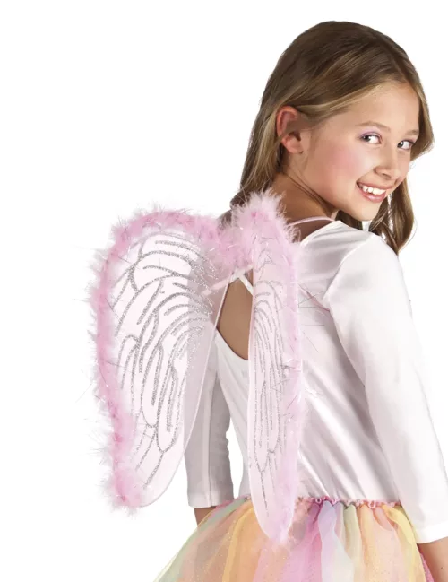 Photo du produit Ailes ange roses 40 x 33 cm enfant