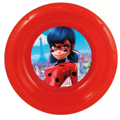 Photo du produit Assiette creuse en plastique Ladybug 16,5 cm