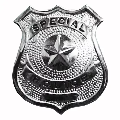 Photo du produit Badge de policier métal adulte
