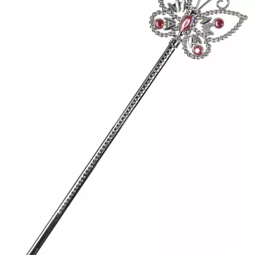 Photo du produit Baguette magique papillon rose adulte et enfant