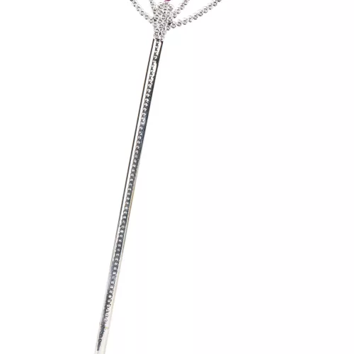 Photo du produit Baguette princesse diamant argentée adulte et enfant