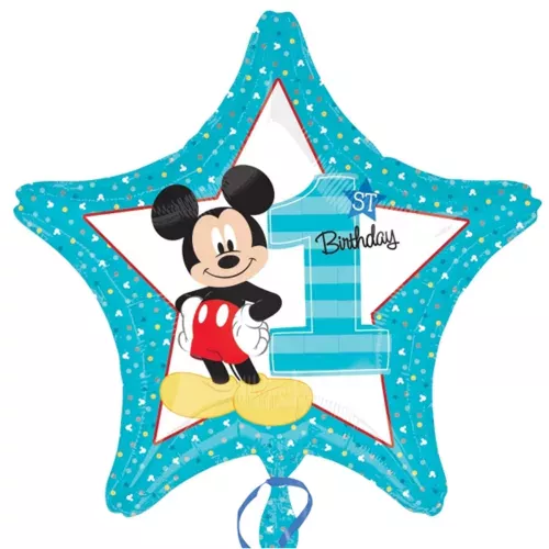Photo du produit Ballon aluminium 1er Anniversaire Mickey 43 cm