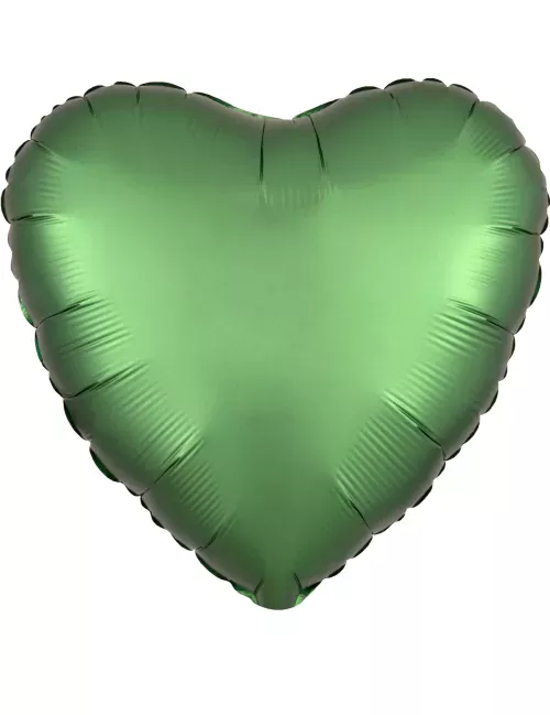 Photo du produit Ballon aluminium c?ur vert émeraude satiné 43 cm