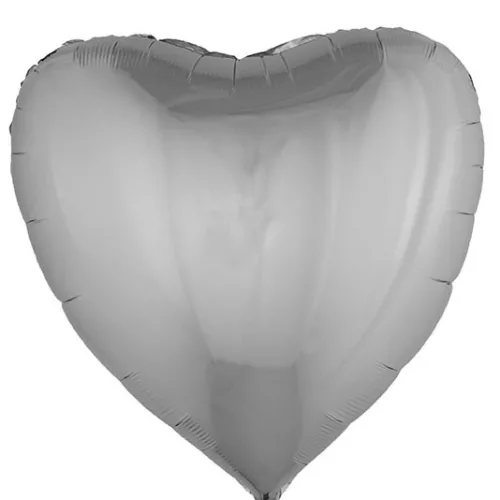 Photo du produit Ballon aluminium c?ur argenté 76 cm
