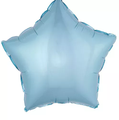 Photo du produit Ballon aluminium étoile turquoise 45 cm