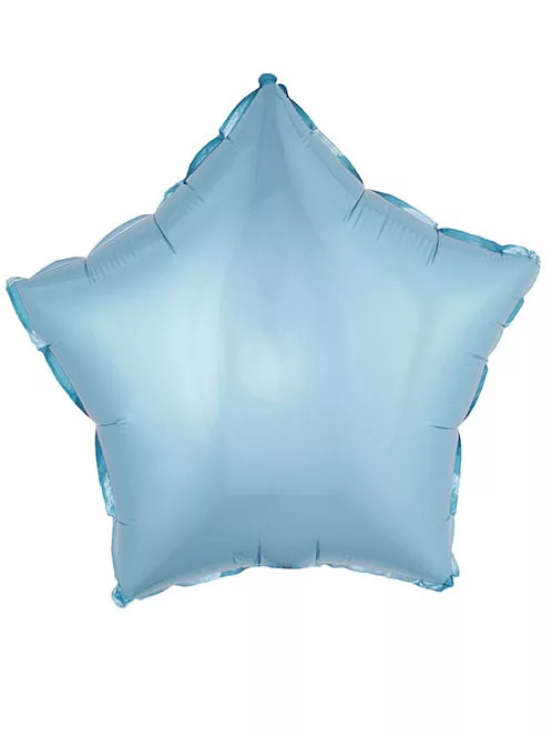 Photo du produit Ballon aluminium étoile turquoise 45 cm