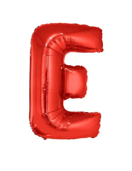 Photo du produit Ballon aluminium géant lettre E rouge 102 cm