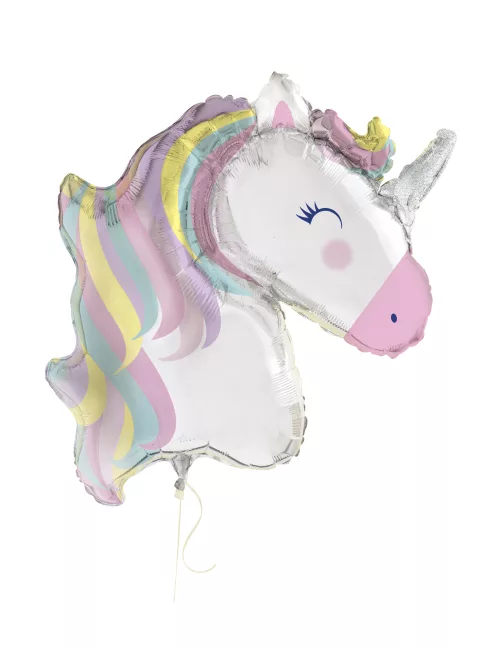 Photo du produit Ballon aluminium géant licorne magique 106 cm