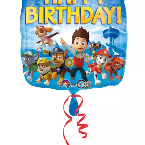 Photo du produit Ballon aluminium Happy Birthday Pat'Patrouille 43 cm