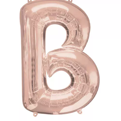 Photo du produit Ballon aluminium Lettre B rose gold 58 x 86 cm