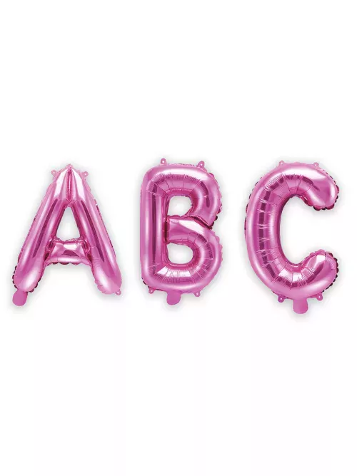 Photo du produit Ballon aluminium lettre fuchsia 35 cm