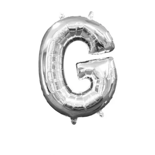 Photo du produit Ballon aluminium Lettre G argent 33 cm