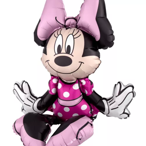 Photo du produit Ballon aluminium Minnie Mouse assise 38 x 45 cm