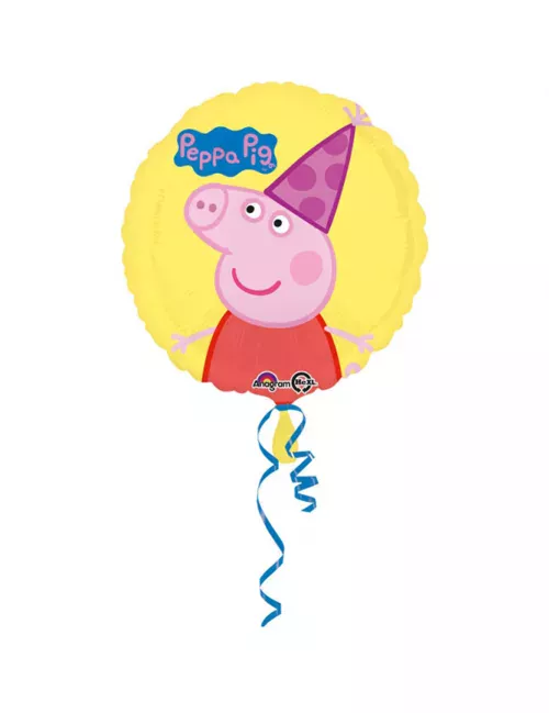 Photo du produit Ballon aluminium anniversaire Peppa Pig 43 cm