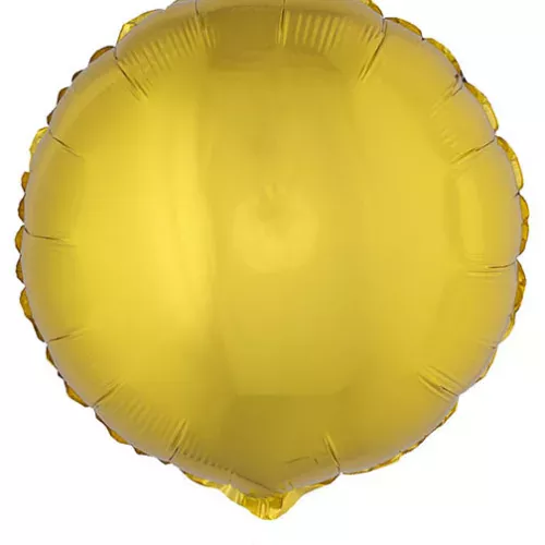 Photo du produit Ballon aluminium rond doré 45 cm