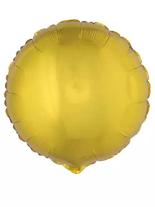 Photo du produit Ballon aluminium rond doré 45 cm