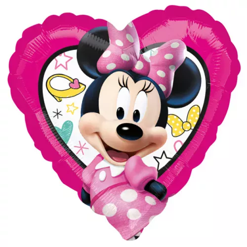 Photo du produit Ballon c?ur aluminium Minnie 43 x 43 cm