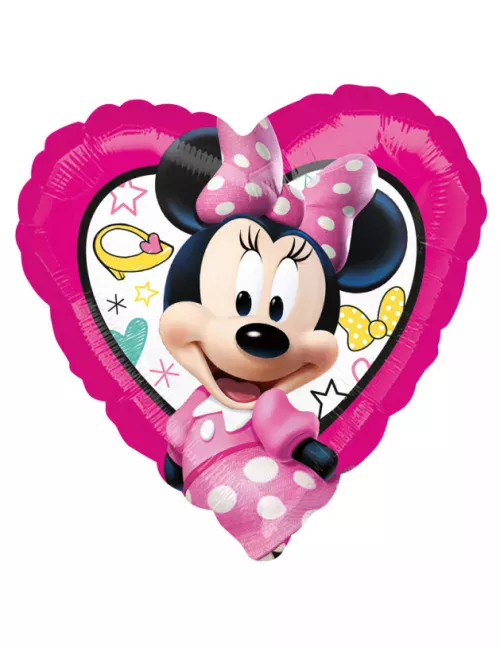 Photo du produit Ballon c?ur aluminium Minnie 43 x 43 cm