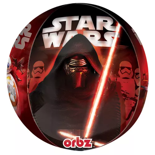 Photo du produit Ballon en aluminium Personnages Star Wars VII 38 x 40 cm