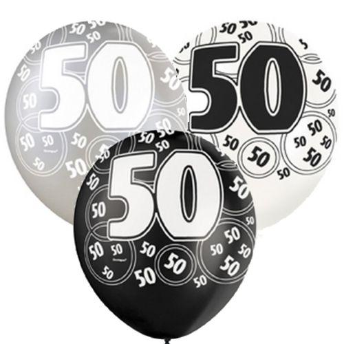 Photo du produit Ballons gris 50 ans